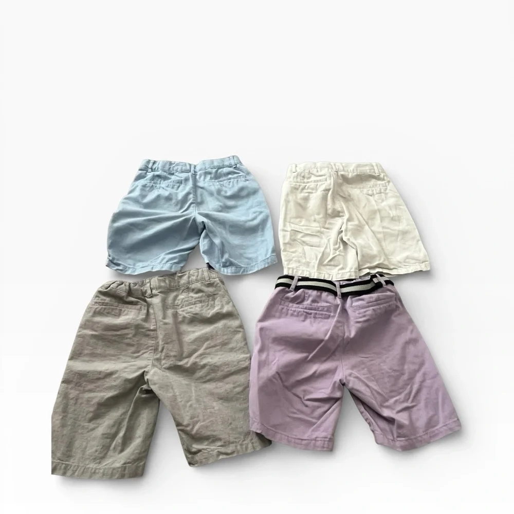 The Children’s Place Boys Belted Chino Shorts Bundle Size 8‎ | 4 Pairs